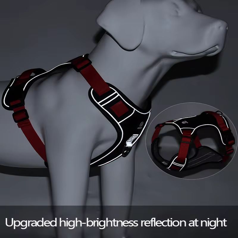 Tactical Reflective Dog Harness for Medium & Large Dogs – 1680D Waterproof Oxford Cloth