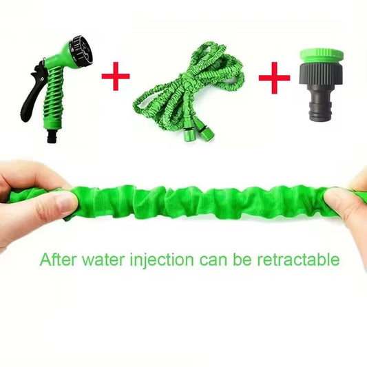 Expandable Magic Hose with High-Pressure Water Gun – 7 Spray Functions for Car Wash & Garden Watering