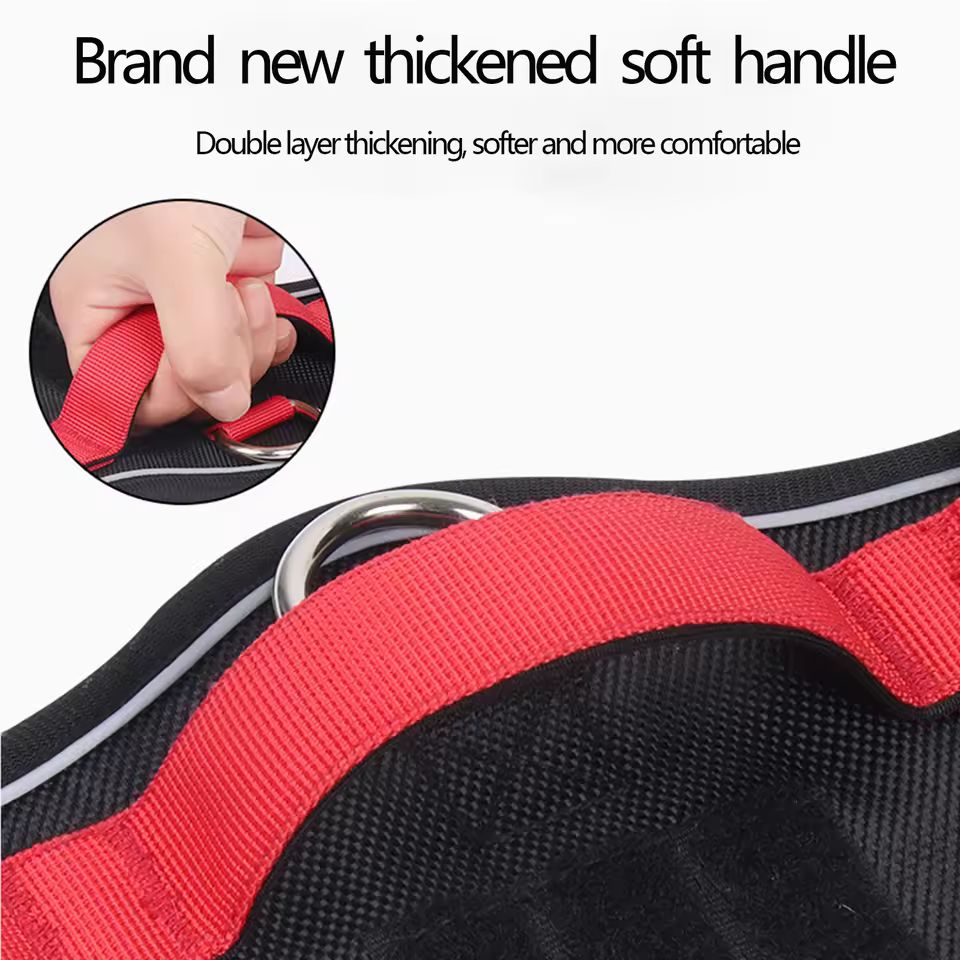 Tactical Reflective Dog Harness for Medium & Large Dogs – 1680D Waterproof Oxford Cloth